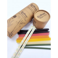ricestraws-100-biodegradable-drinking-straws-80mm-mixed-colors-75pcs